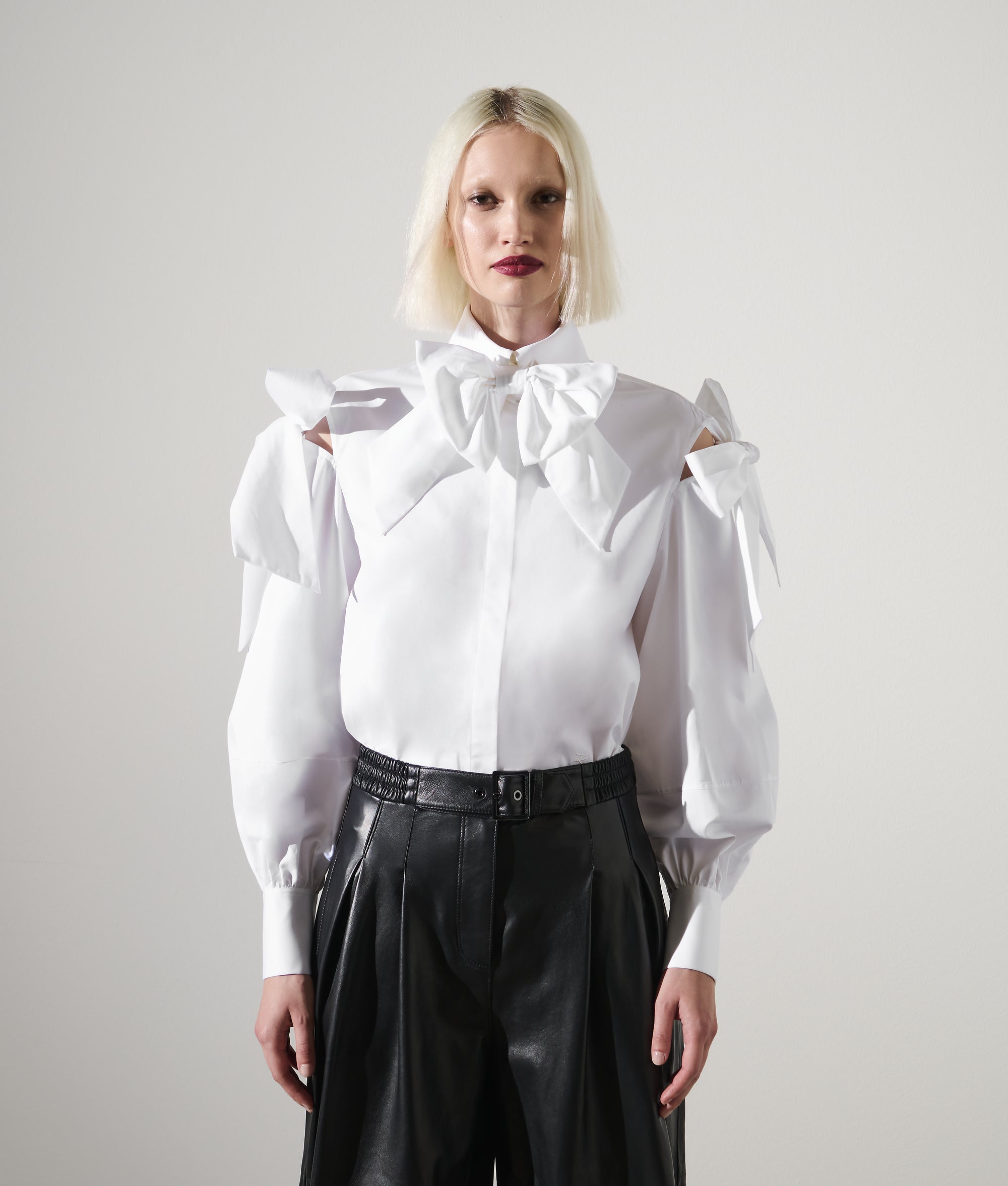 KARL STUDIO BOW DETAIL SHIRT - Image 3