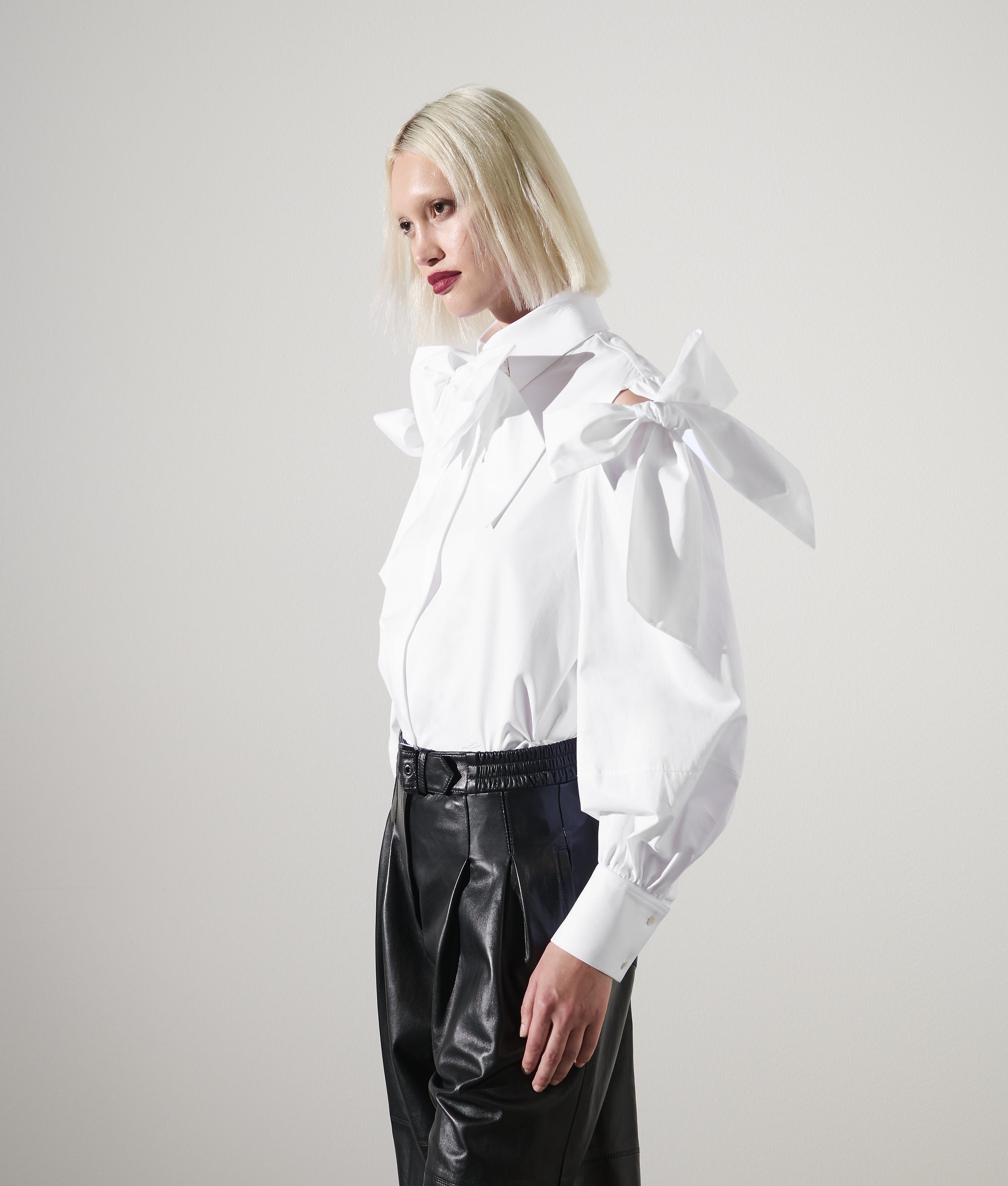 KARL STUDIO BOW DETAIL SHIRT - Image 4