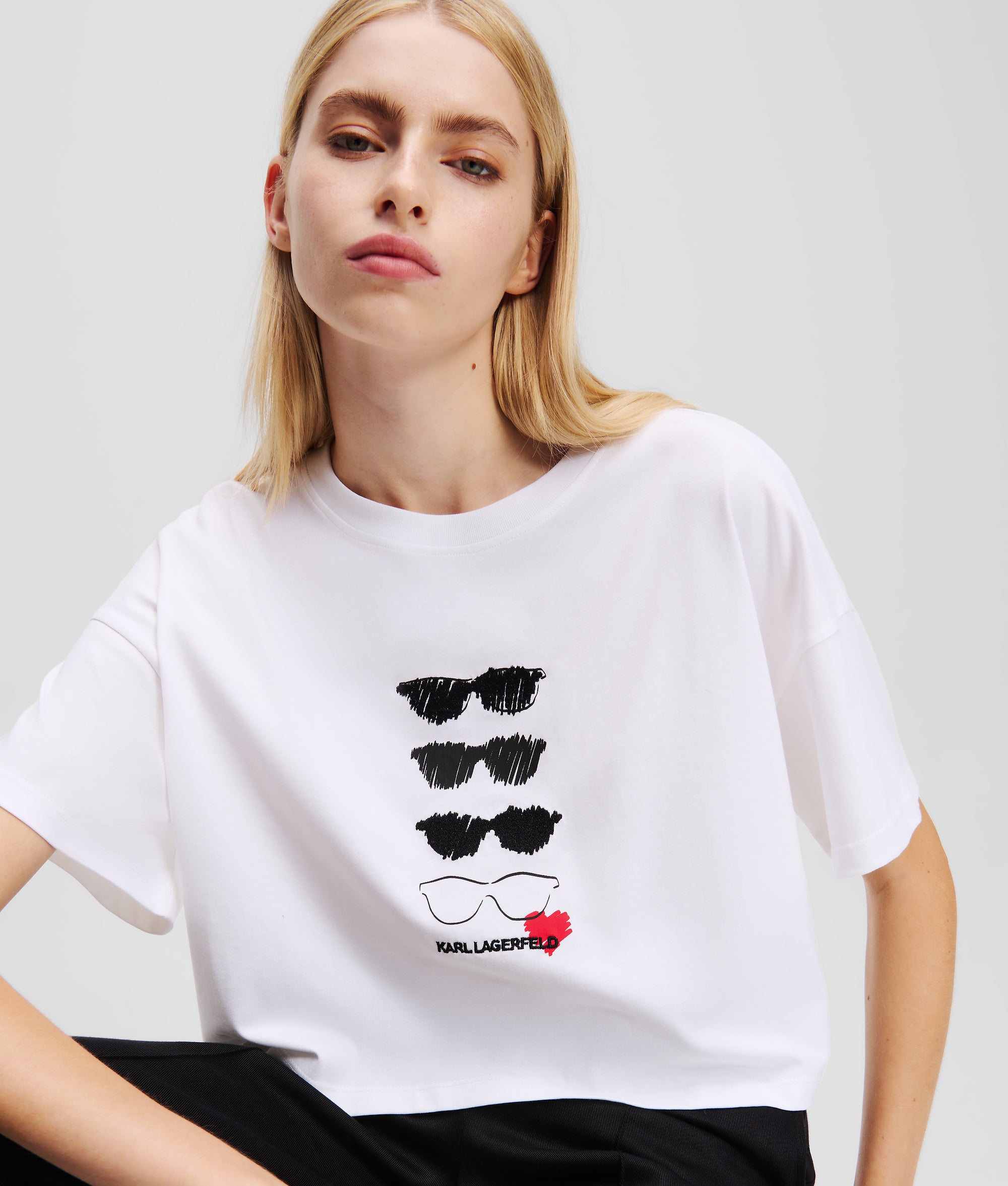 SUNGLASSES BOXY T-SHIRT - Image 2