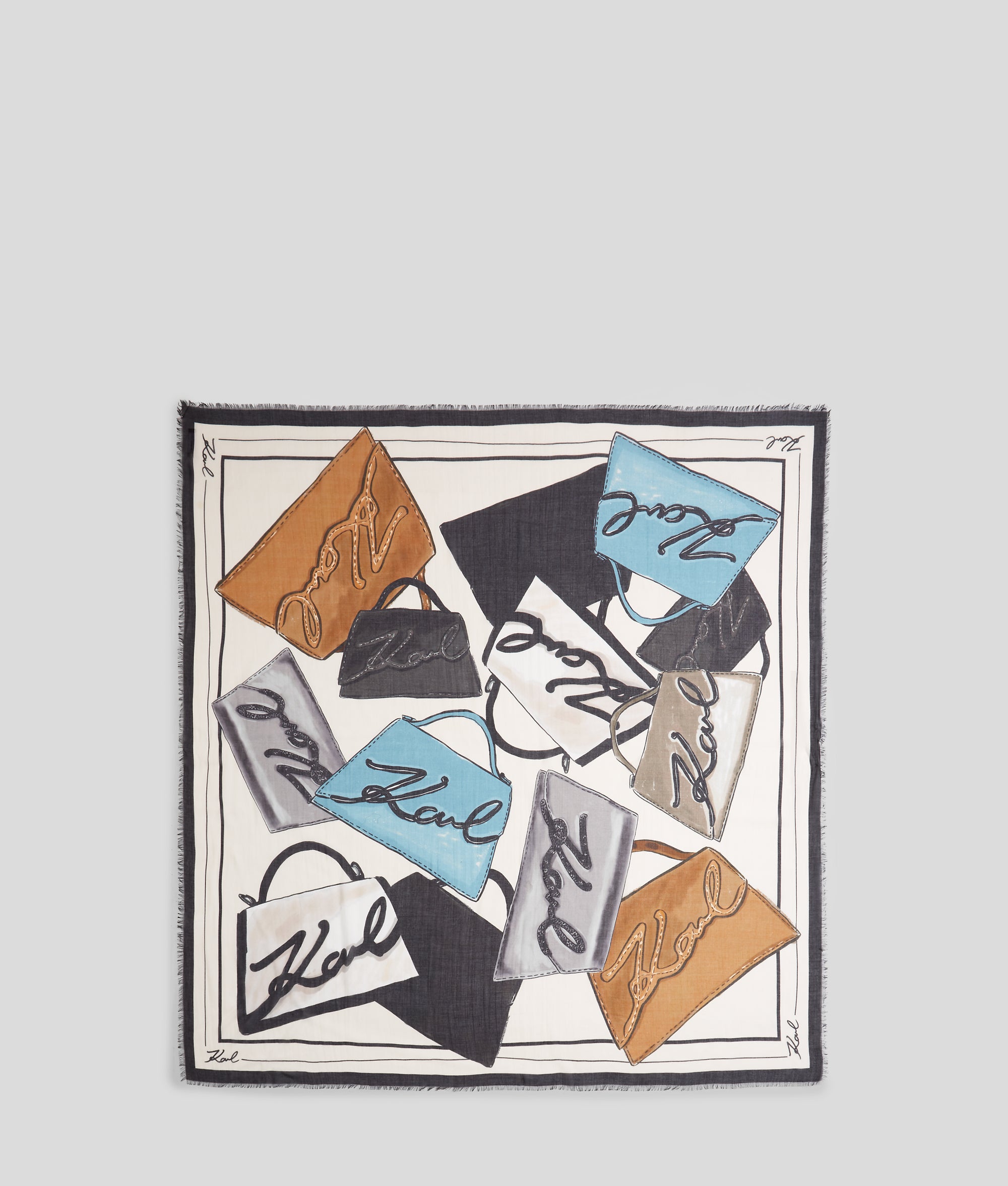 K/SIGNATURE BAGS SCARF