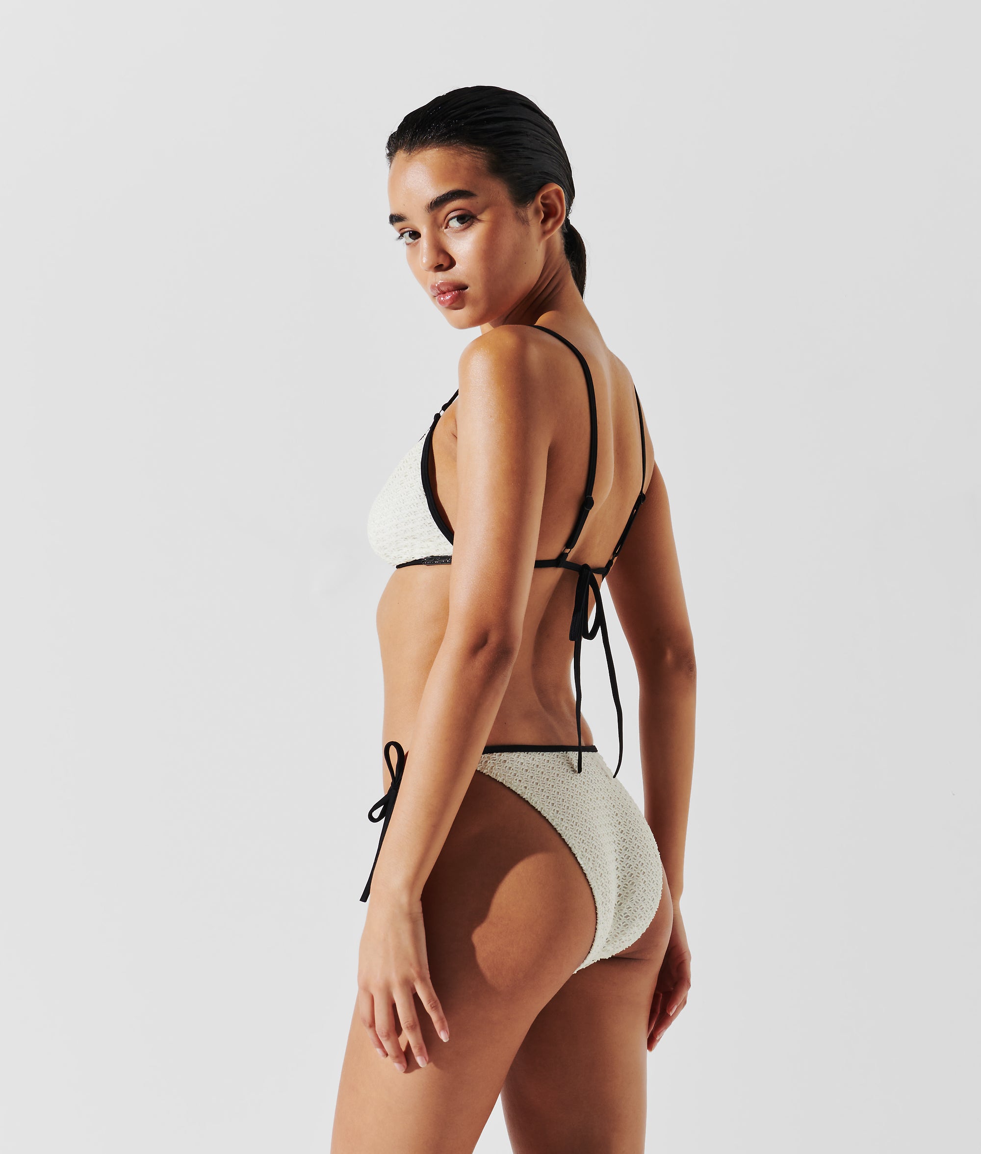 HOTEL KARL CROCHET TRIANGLE BIKINI TOP - Image 2