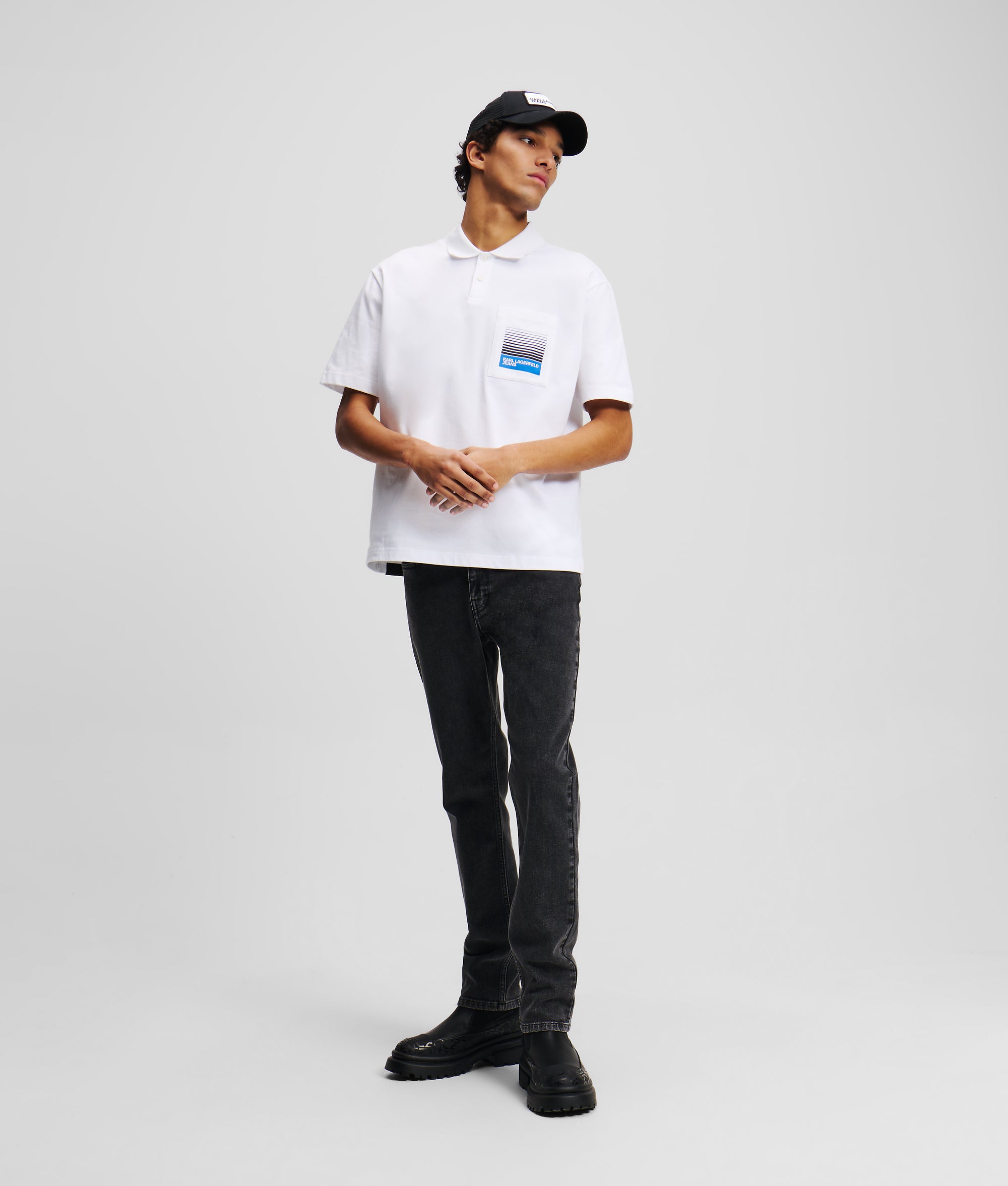BOX FADE LOGO POLO SHIRT - Image 4
