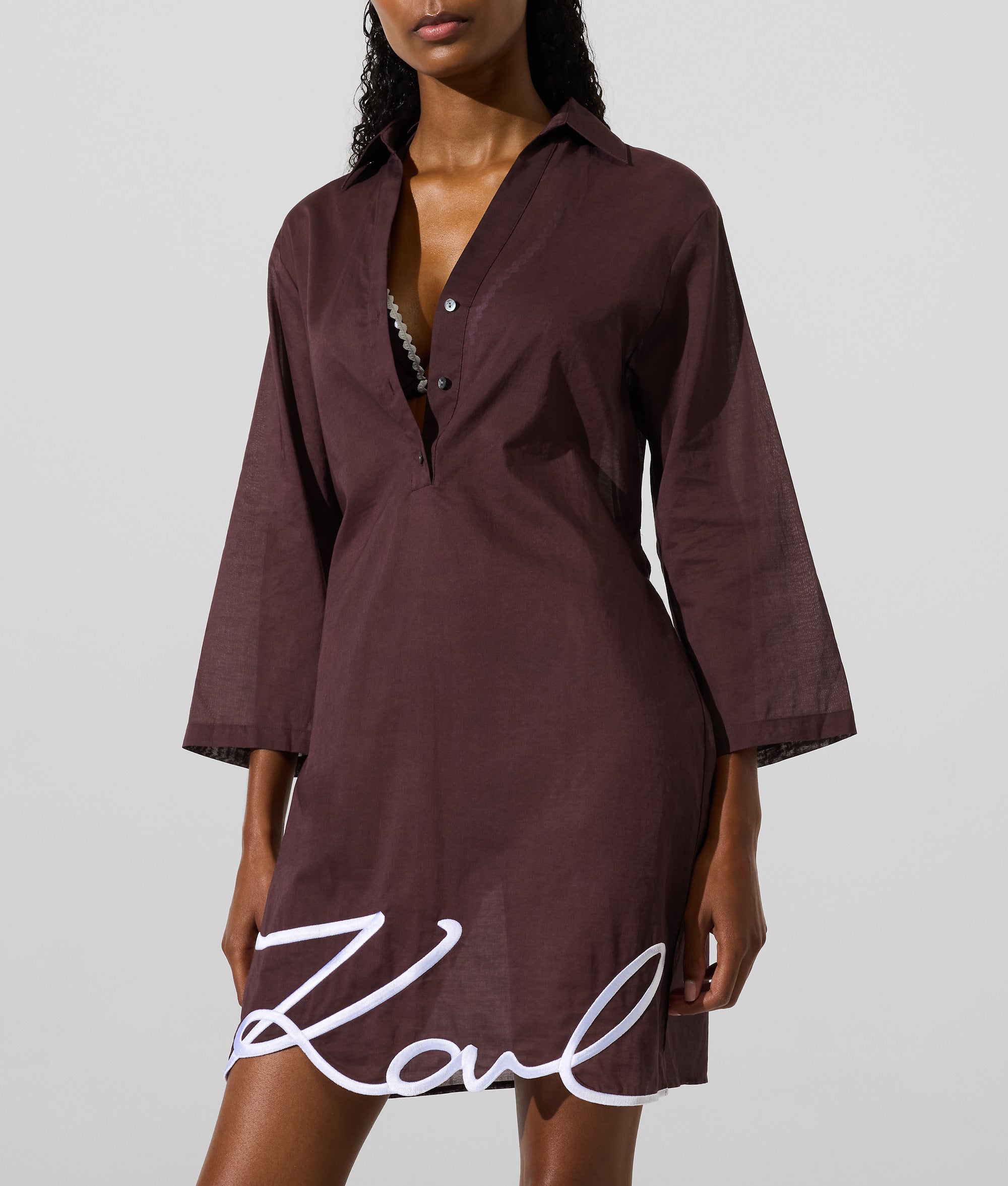 K/SIGNATURE BEACH SHIRT DRESS - Image 2