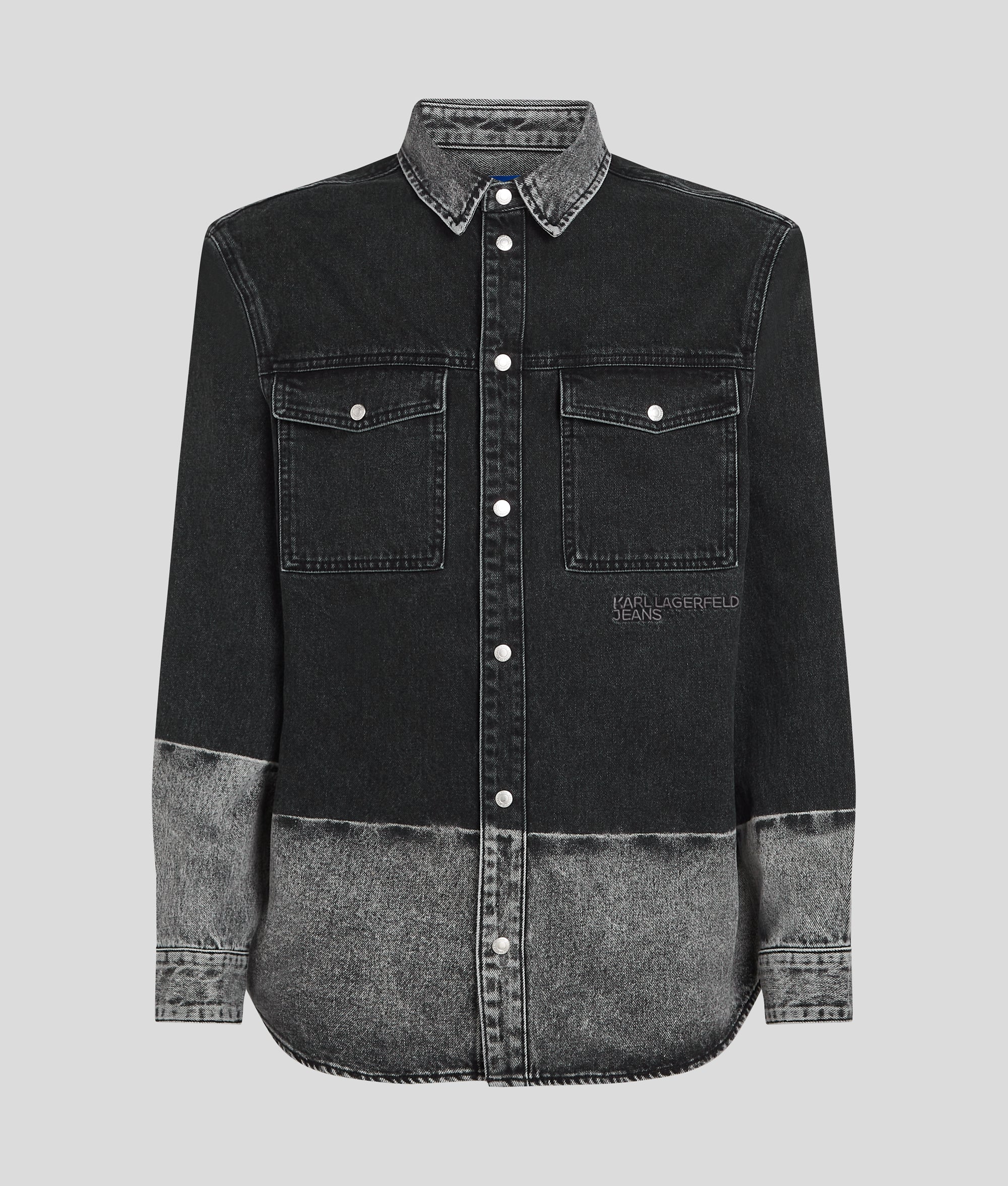 OMBRE DENIM OVERSHIRT - Image 5