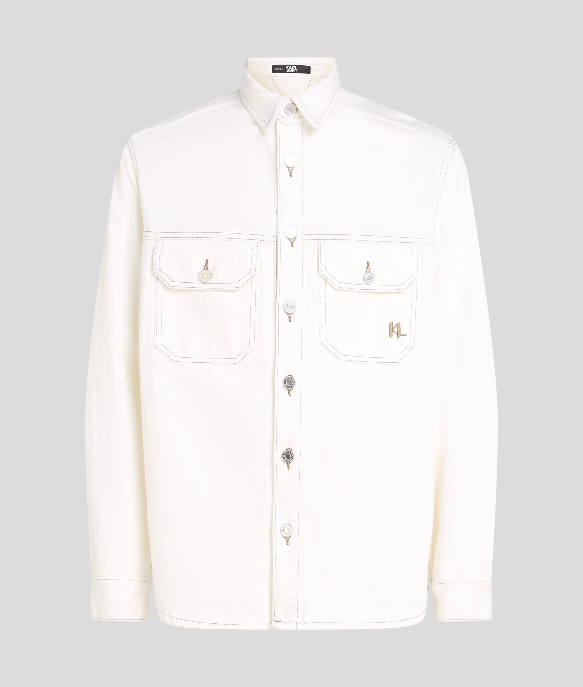 CONTRAST STITCH SHIRT - Image 5