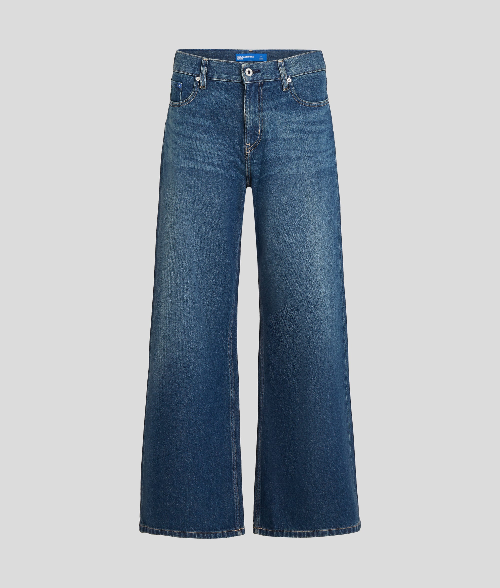 LOW-RISE WIDE-LEG JEANS - Image 5
