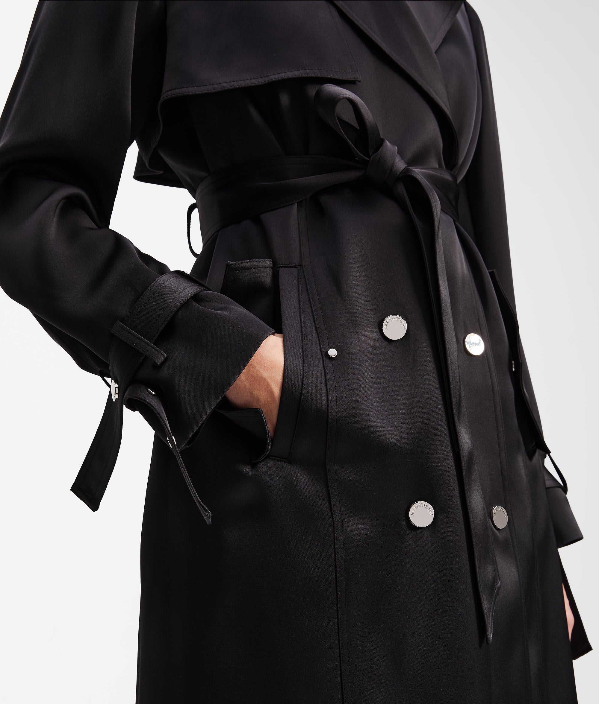 FLUID TRENCH COAT - Image 2