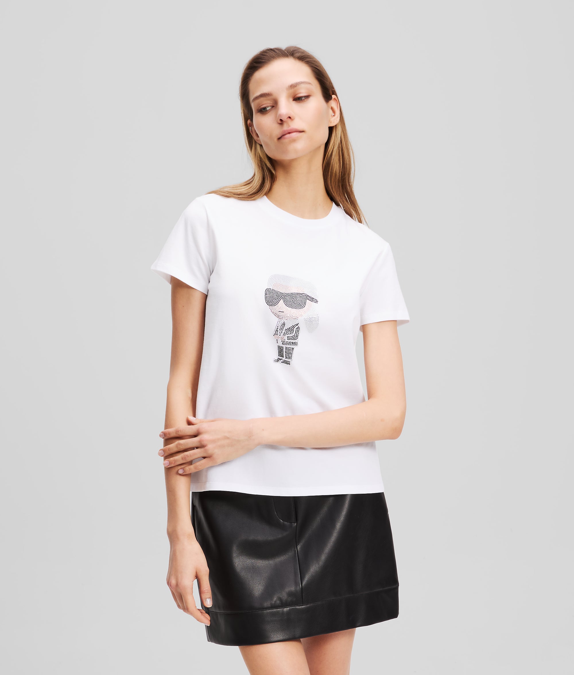 RHINESTONE IKON KARL T-SHIRT