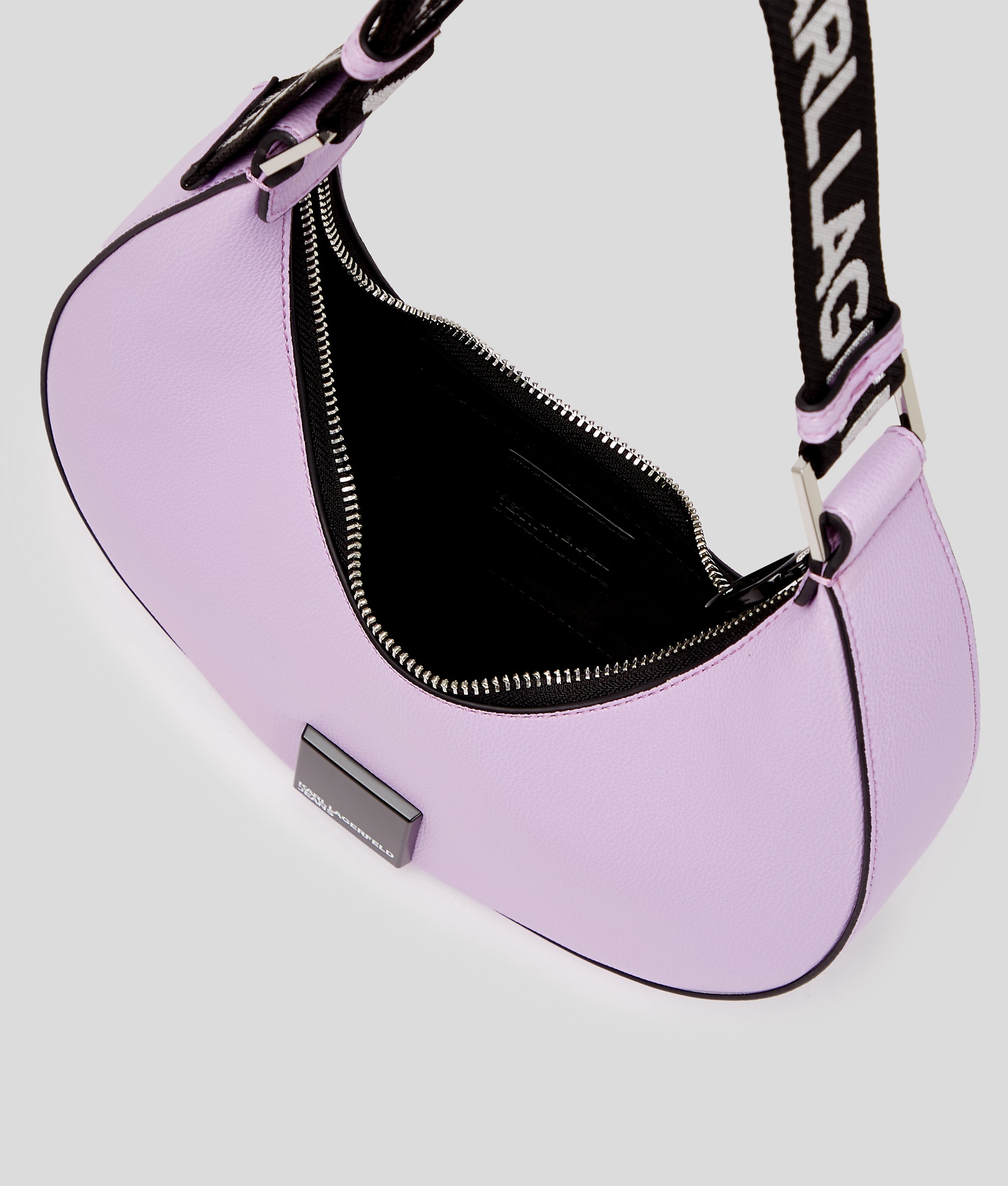 KLJ BOX LOGO HALF-MOON SHOULDER BAG - Image 5