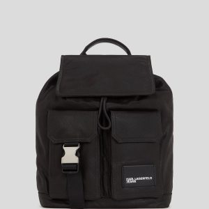 UTILITY COATED DENIM BACKPACK