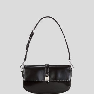 K/AUTOGRAPH PADLOCK SHOULDER BAG