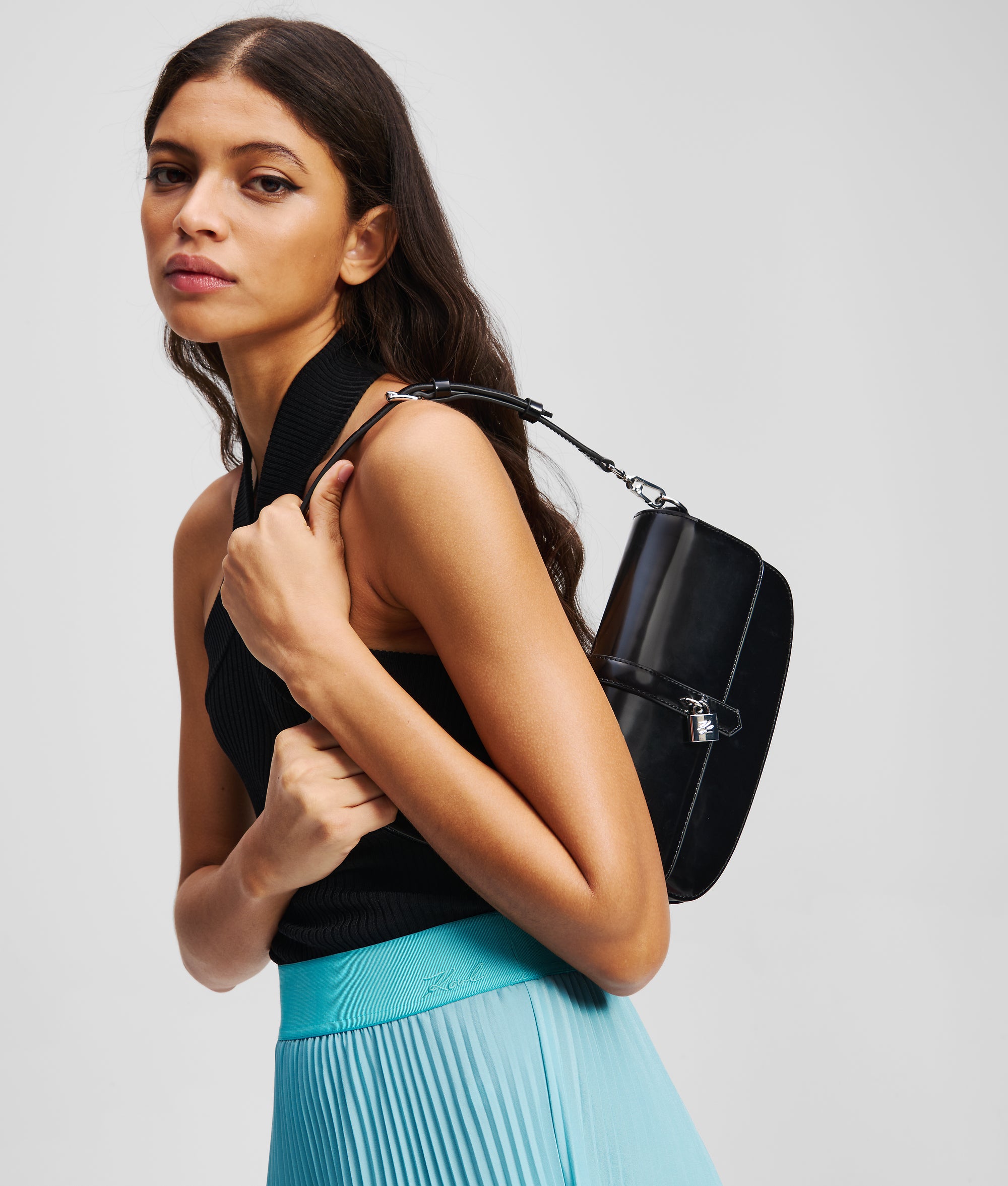 K/AUTOGRAPH PADLOCK SHOULDER BAG - Image 2