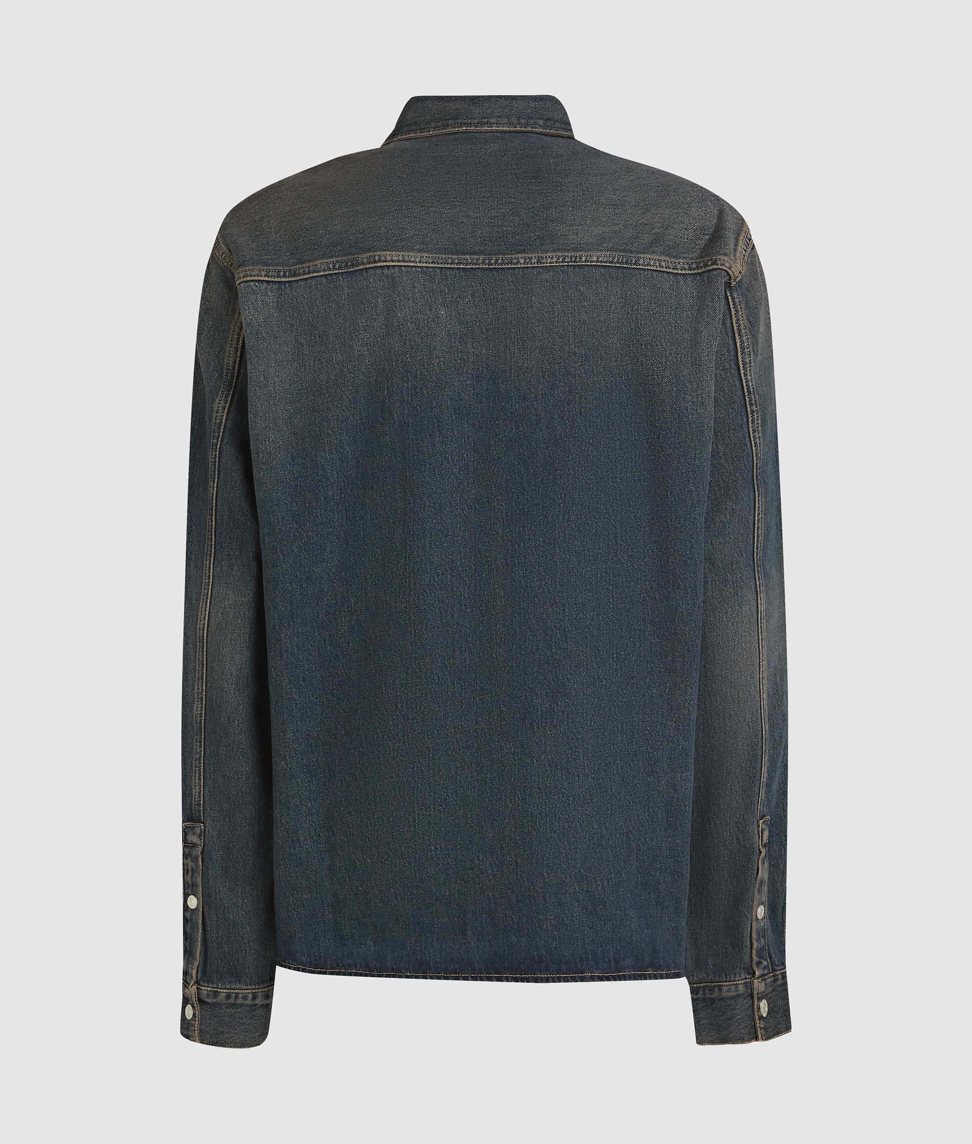 Relaxed denim shirt - Image 6