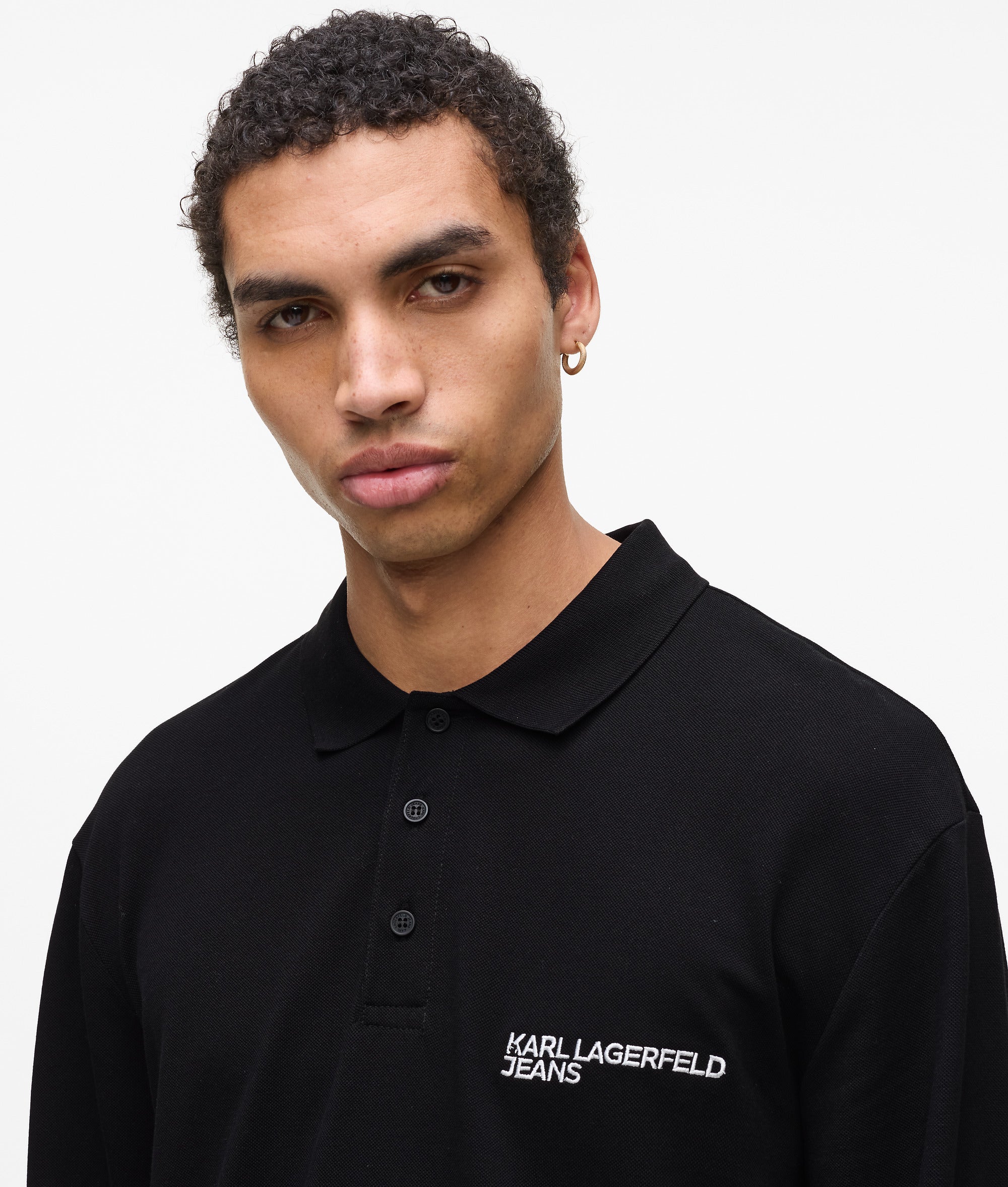 Long-sleeved polo shirt - Image 3