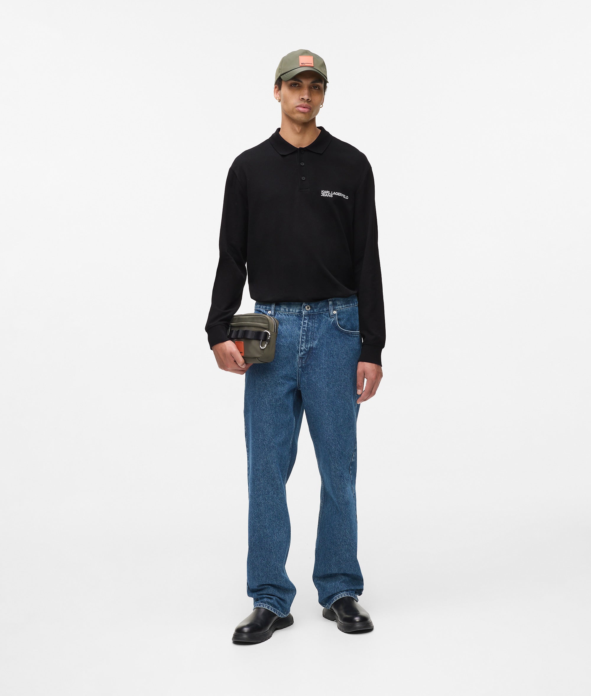 Long-sleeved polo shirt - Image 4
