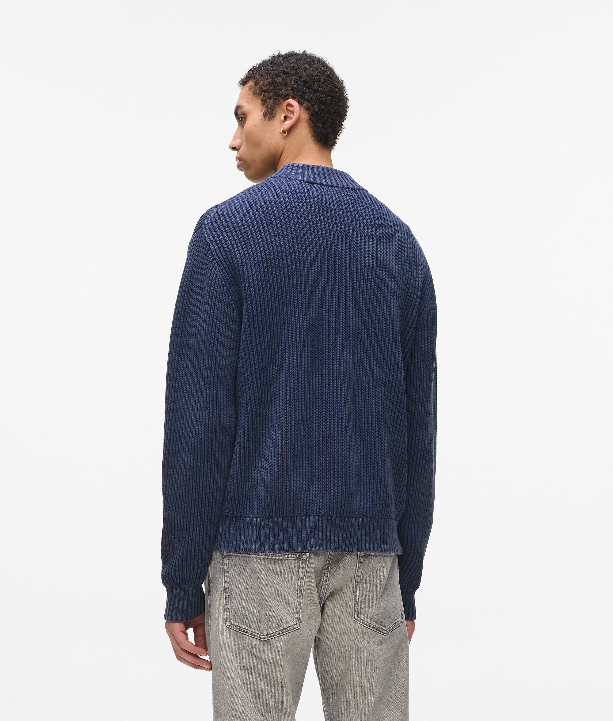 Relaxed half-zip sweater - Image 2