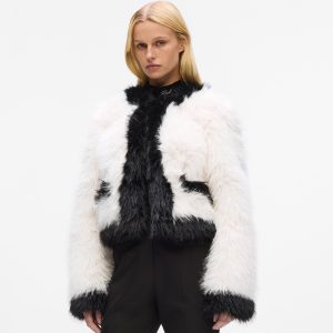 Faux-fur jacket