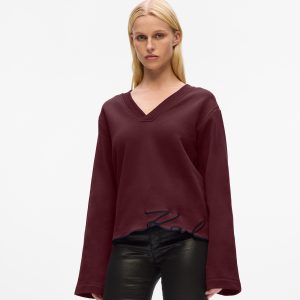 Signature hem sweatshirt