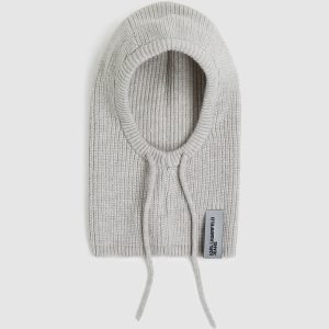 Shiny knitted balaclava