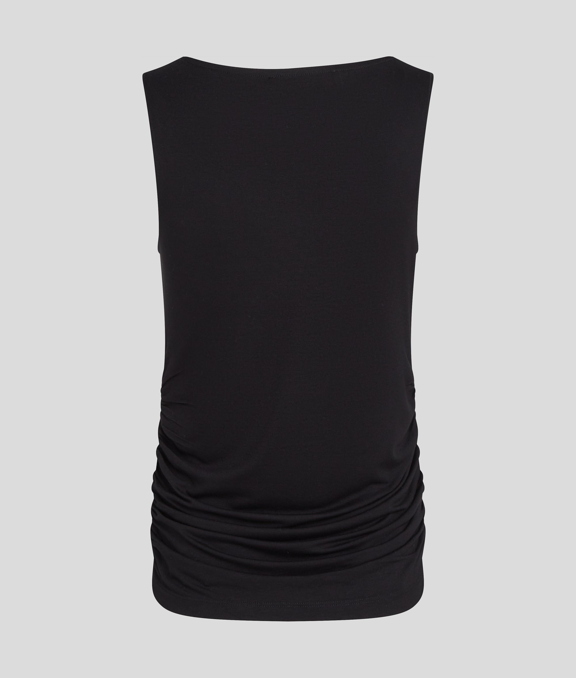 SIGNATURE BOAT NECK RUCHED TOP - Image 2