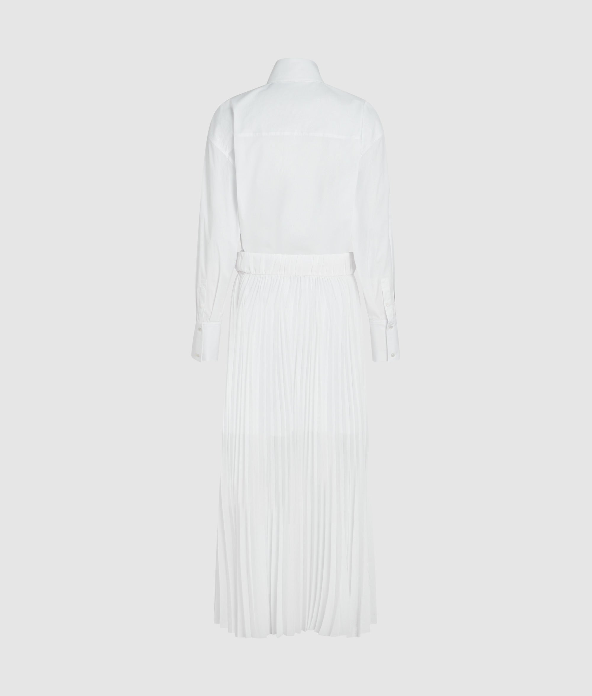 Pleated panel shirt dress - Image 7