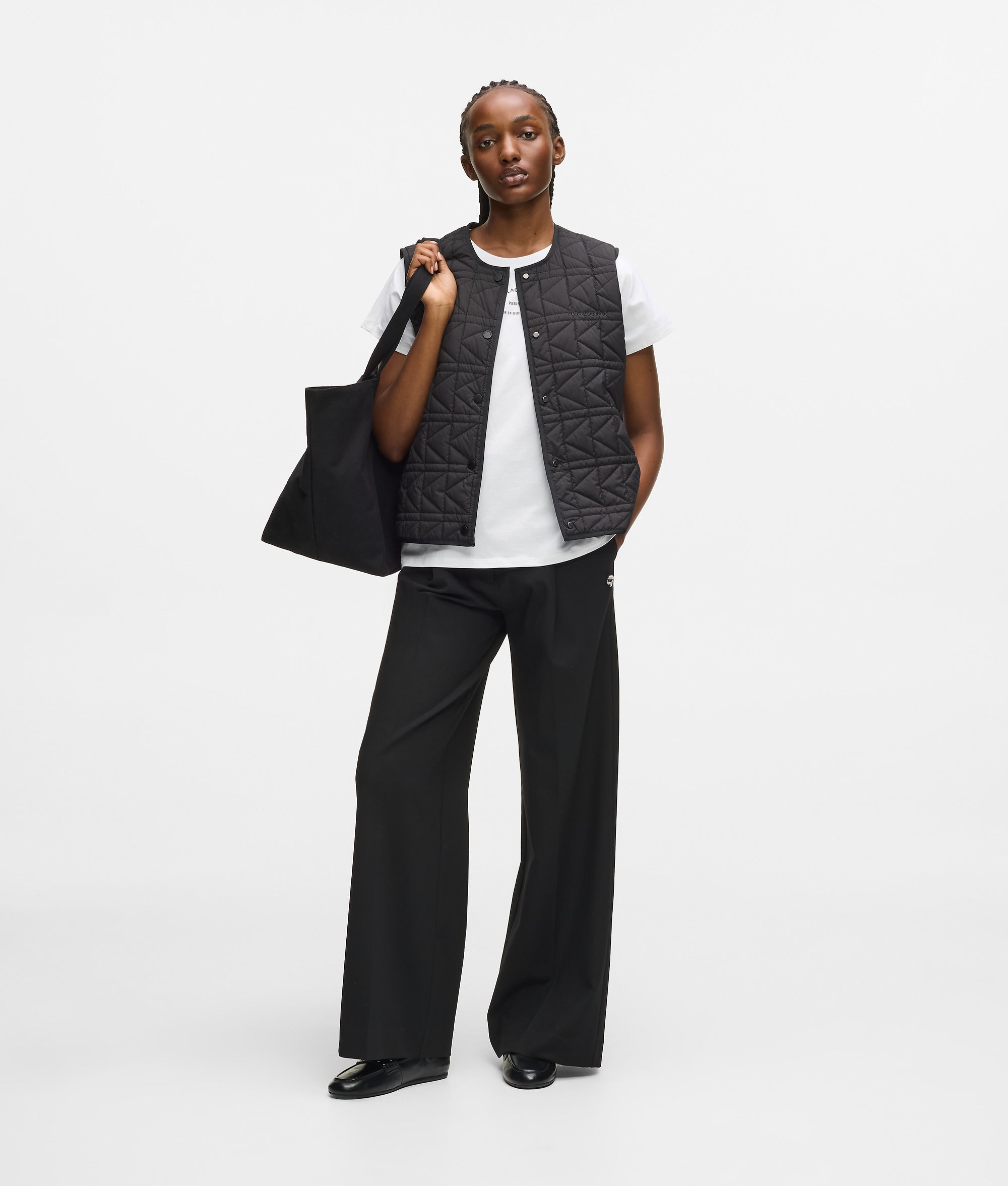 Lightweight quilted gilet - Image 4