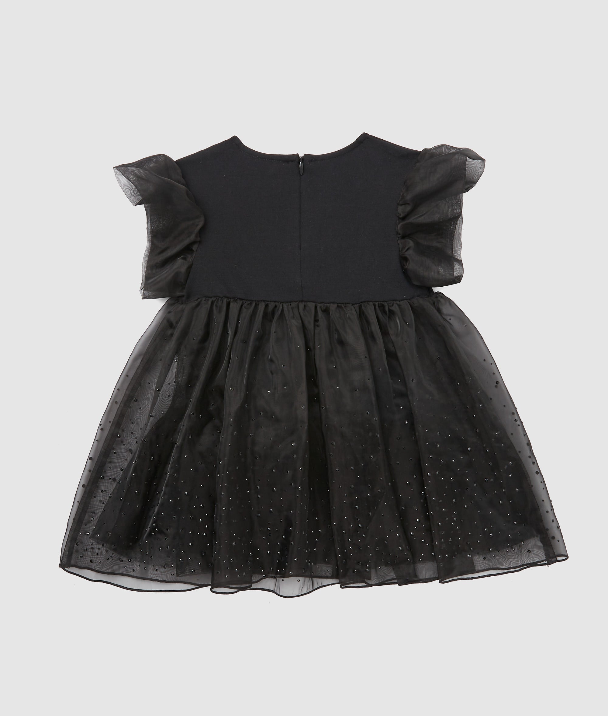 Baby rhinestone mesh dress - Image 2