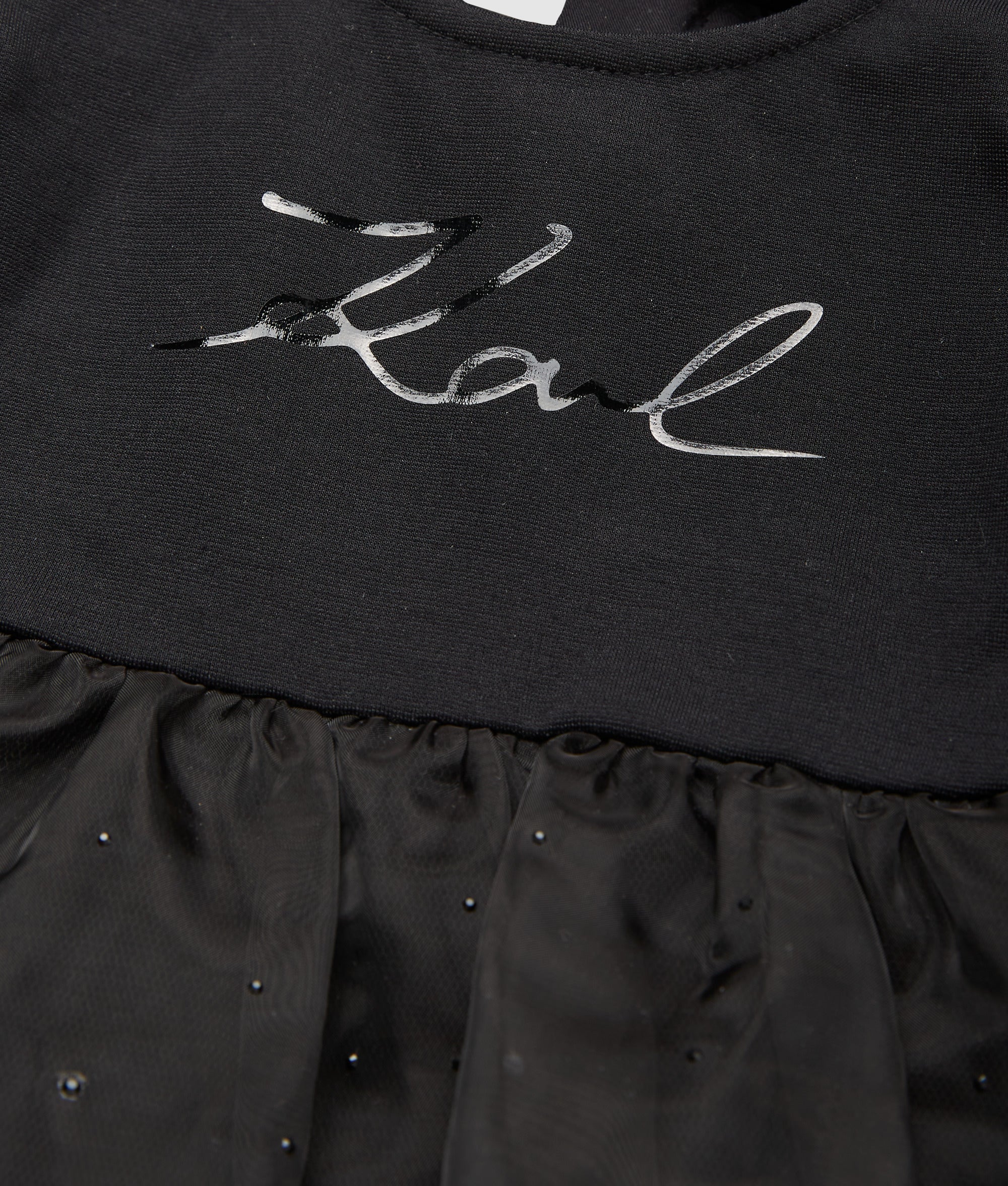 Baby rhinestone mesh dress - Image 3