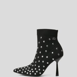 PANDARA KNITTED STUDDED BOOTS